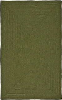 Safavieh Braided Brd315A Green Solid Color Area Rug