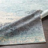 Surya Baranof Brf-1000 Aqua, Ivory, Tan, Charcoal, Teal Rugs.