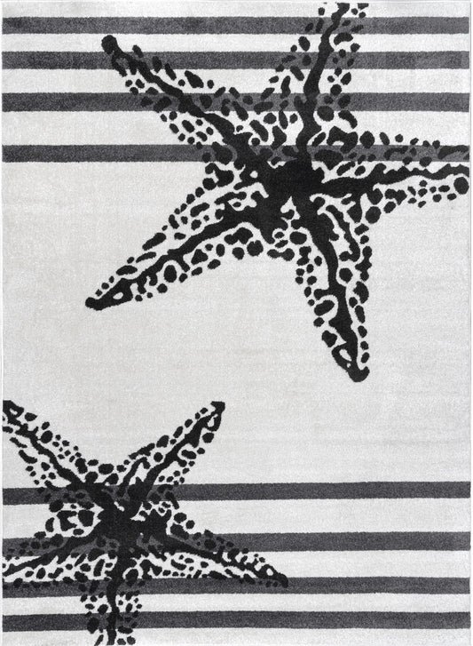 Nuloom Minnie Coastal Starfish Nmi1517A Beige Area Rug