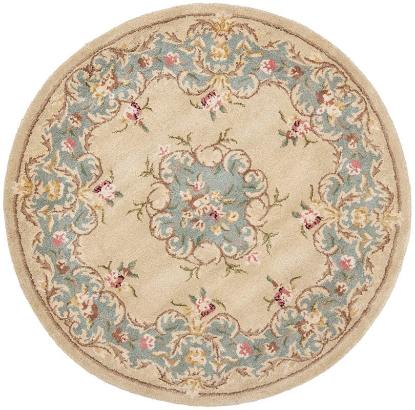 Safavieh Bergama Brg166A Ivory / Light Blue Area Rug