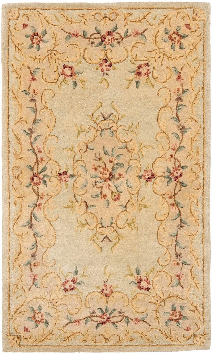 Safavieh Bergama Brg166B Light Green / Beige Area Rug