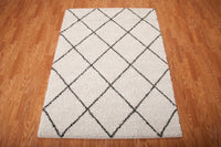 Nourison Brisbane Bri03 Ivory / Charcoal Geometric Area Rug