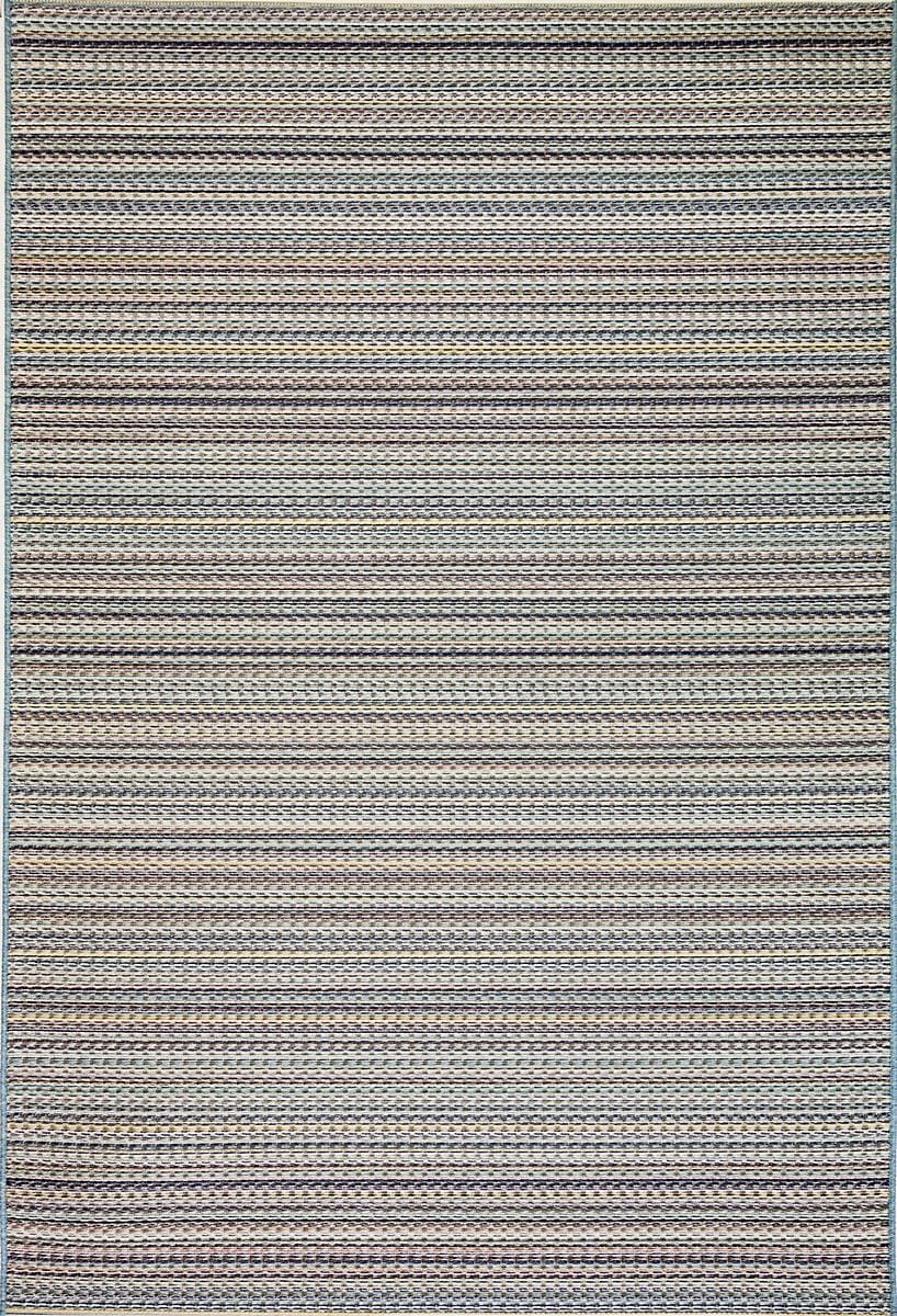 Dynamic Brighton 8160 Blue Striped Area Rug