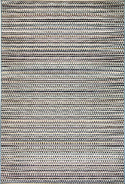 Dynamic Brighton 8160 Blue Striped Area Rug