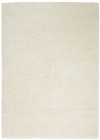 Nourison Malibu Shag Msg01 Ivory Shag Area Rug