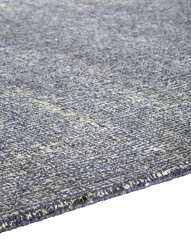 Jaipur Britta Plus Britta Plus Brp05 Ombre Blue / Silver Gray Shag Area Rug