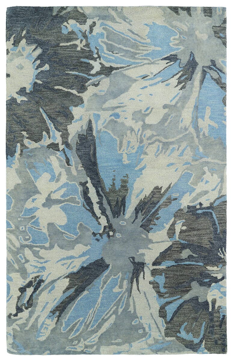 Kaleen Brushstrokes Brs06 Grey (75) Floral / Country Area Rug