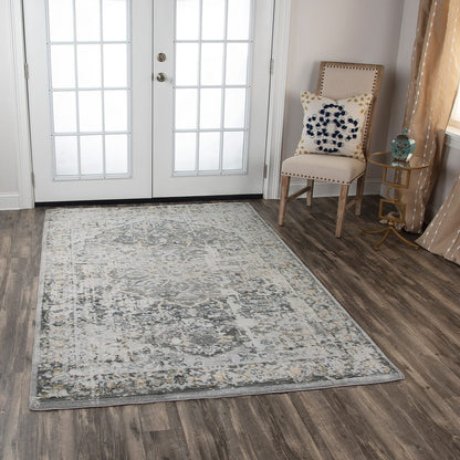 Rizzy Bristol Brs106 Gray / Blue Vintage / Distressed Area Rug