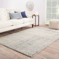 Jaipur Britta Oland Brt03 White Ice / Blue Print Area Rug