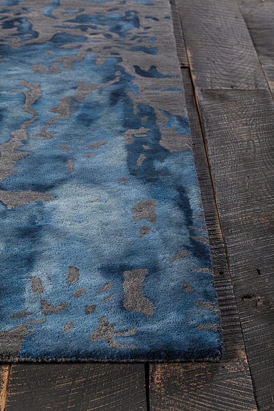 Chandra Brynn Bry42702 Blue / Grey Organic / Abstract Area Rug