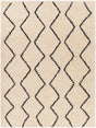 Surya Beni Shag Bsh-2302 Charcoal, Cream Rugs.