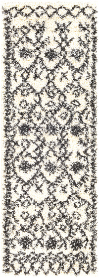 Surya Beni Shag Bsh-2306 Charcoal, Cream Area Rug