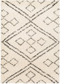 Surya Beni Shag Bsh-2331 Charcoal, Cream Rugs.