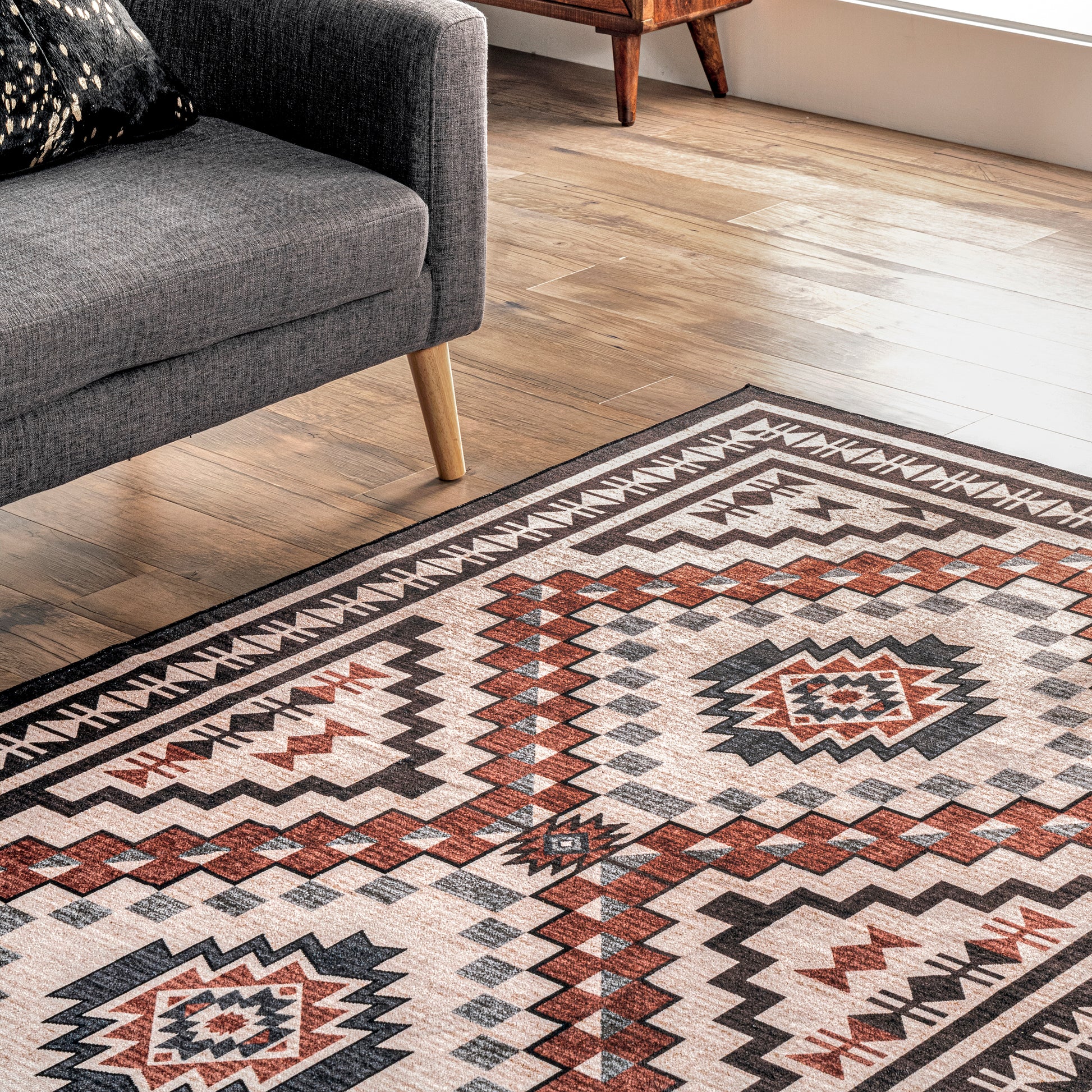 AreaRugs.com Wavaj Nwa1094A Beige Area Rug