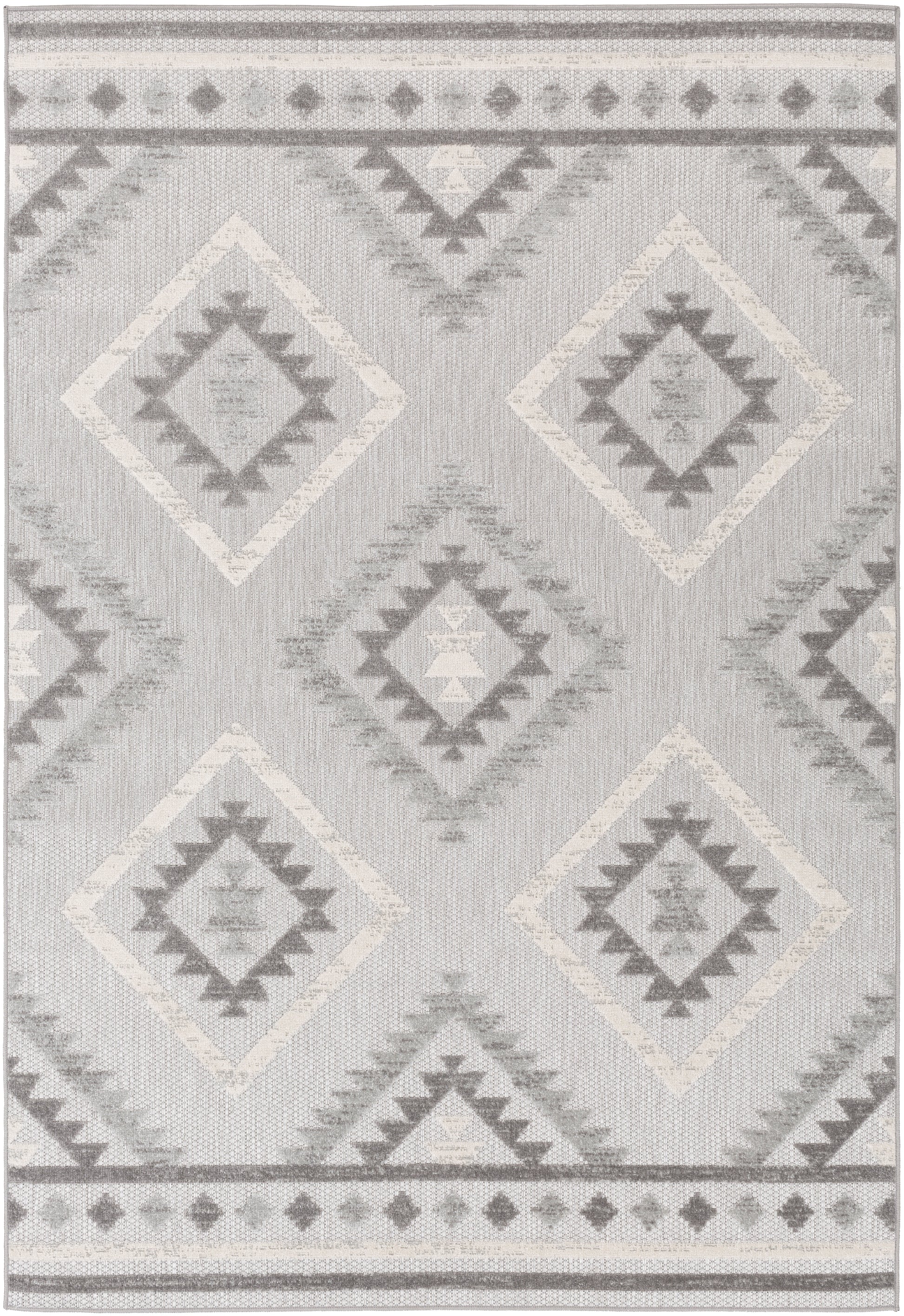 Surya Big Sur Bsr-2313 Light Gray, Taupe, Cream Area Rug