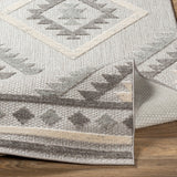 Surya Big Sur Bsr-2313 Light Gray, Taupe, Cream Rugs.