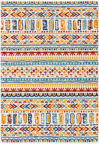 Surya Big Sur Bsr-2314 Aqua, Mustard, Rust, Burnt Orange Area Rug