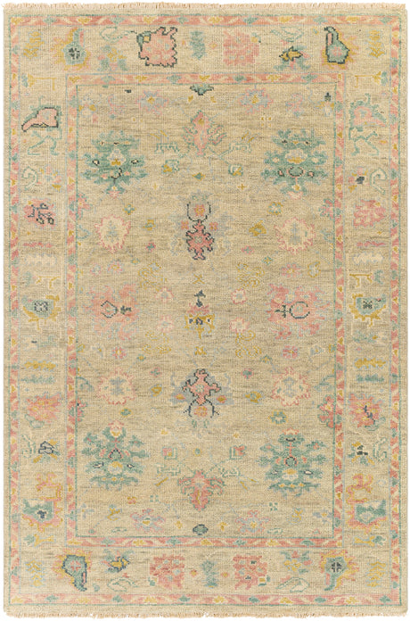 Surya Biscayne Bsy-2306 Rose, Camel, Khaki, Taupe Rugs.