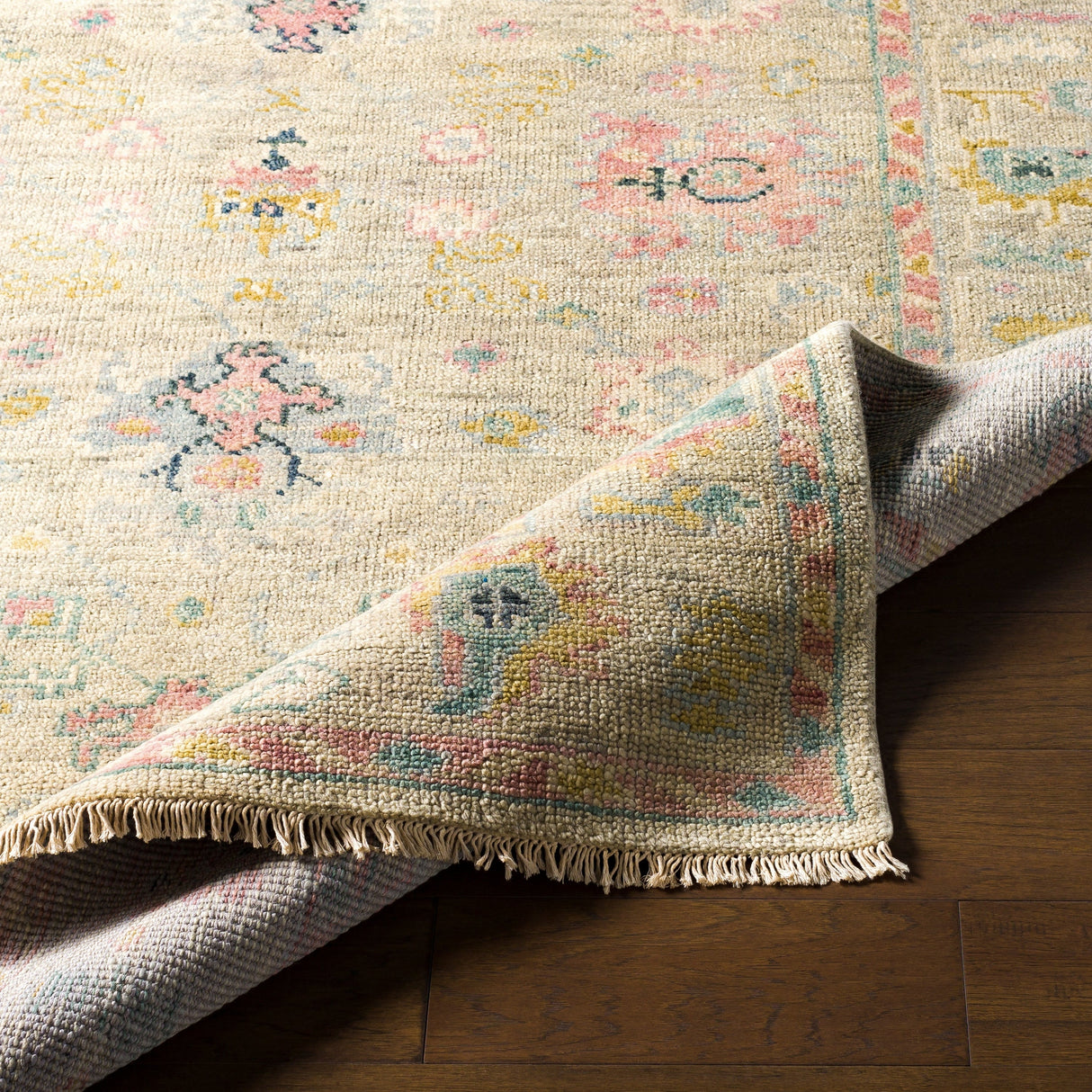 Surya Biscayne Bsy-2306 Rose, Camel, Khaki, Taupe Rugs.