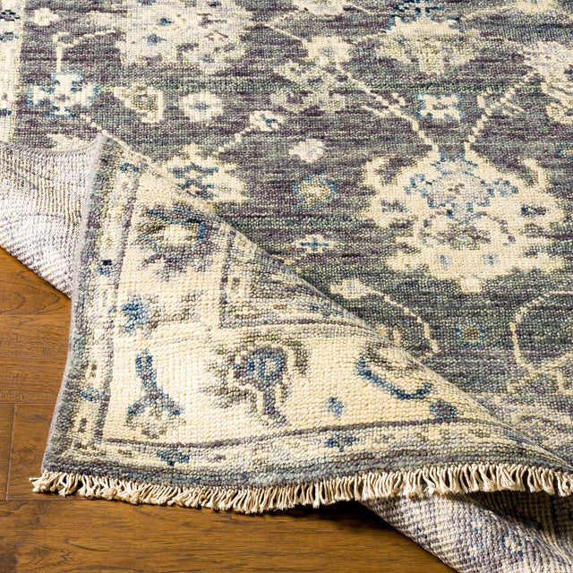 Surya Biscayne Bsy-2307 Charcoal, Butter, Light Gray, Dark Blue Rugs.