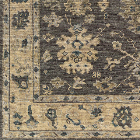 Surya Biscayne Bsy-2307 Charcoal, Butter, Light Gray, Dark Blue Rugs.