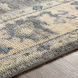 Surya Biscayne Bsy-2307 Charcoal, Butter, Light Gray, Dark Blue Rugs.