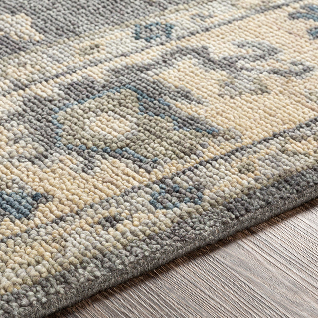 Surya Biscayne Bsy-2307 Charcoal, Butter, Light Gray, Dark Blue Rugs.