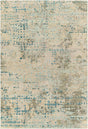 Surya Biscayne Bsy-2308 Teal, Sage, Dark Green, Medium Gray Rugs.