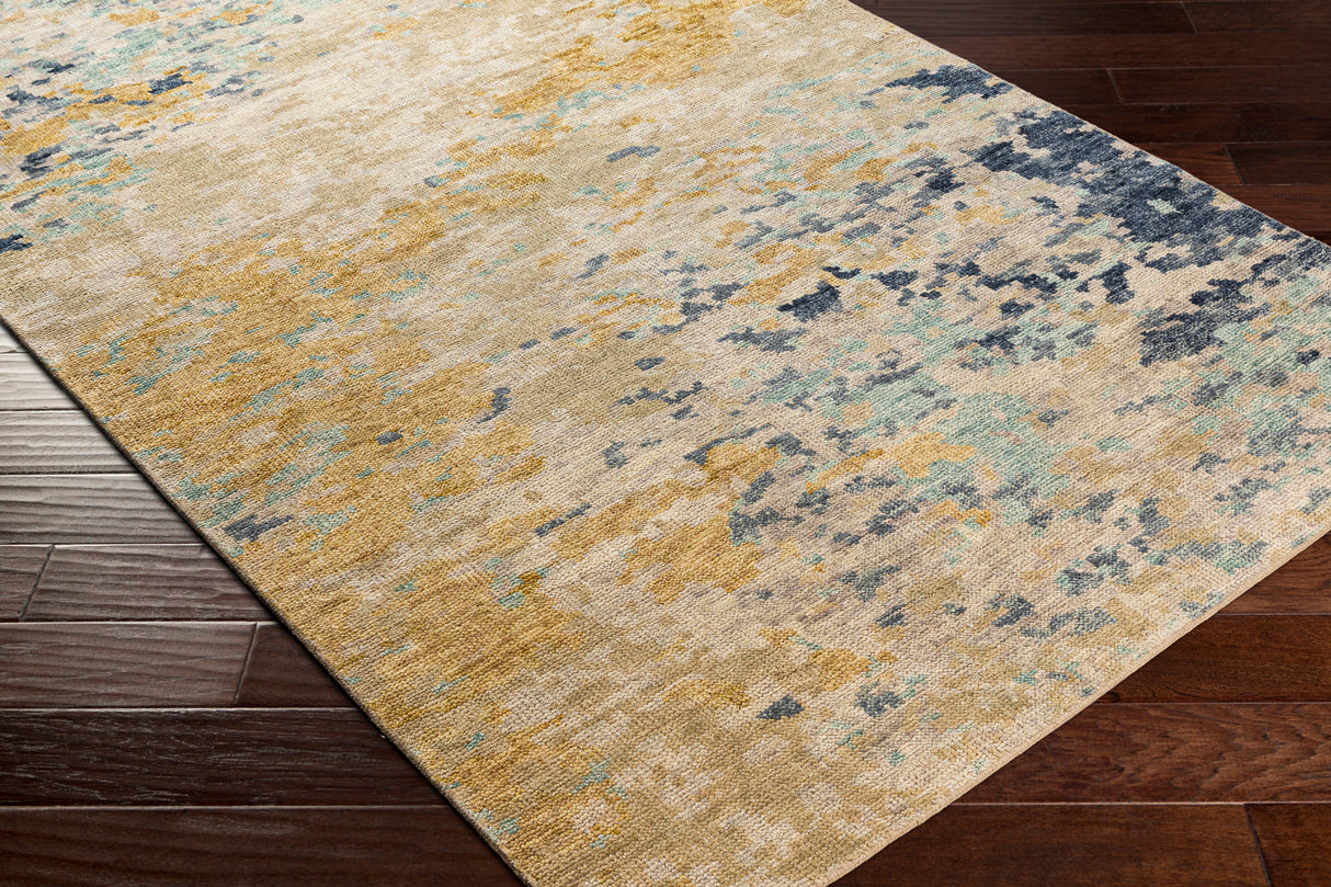 Surya Biscayne Bsy-2311 Tan, Mustard, Beige, Ivory Rugs.