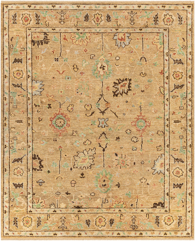 Surya Biscayne Bsy-2314 Khaki, Dark Brown, Butter, Rose Rugs.