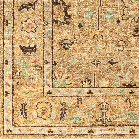 Surya Biscayne Bsy-2314 Khaki, Dark Brown, Butter, Rose Rugs.