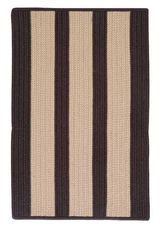 Colonial Mills Boat House Bt89 Brown / Brown / Neutral Striped Area Rug