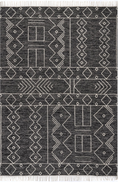 Nuloom Cassie Tribal Nca2065A Gray Area Rug