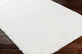 Surya Bogota Shag Btg-2300 White Rug.