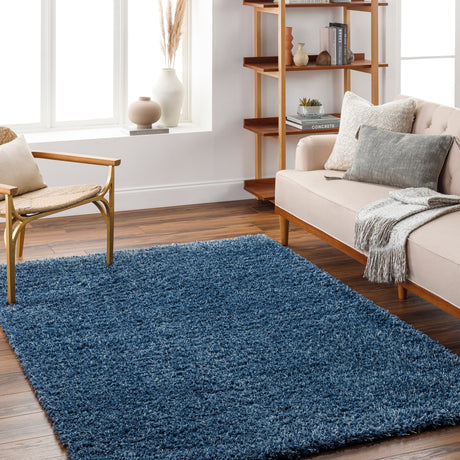 Surya Bogota Shag Btg-2308 Blue Rug.