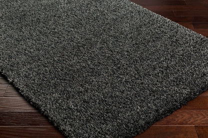 Surya Bogota Shag Btg-2309 Black Area Rug