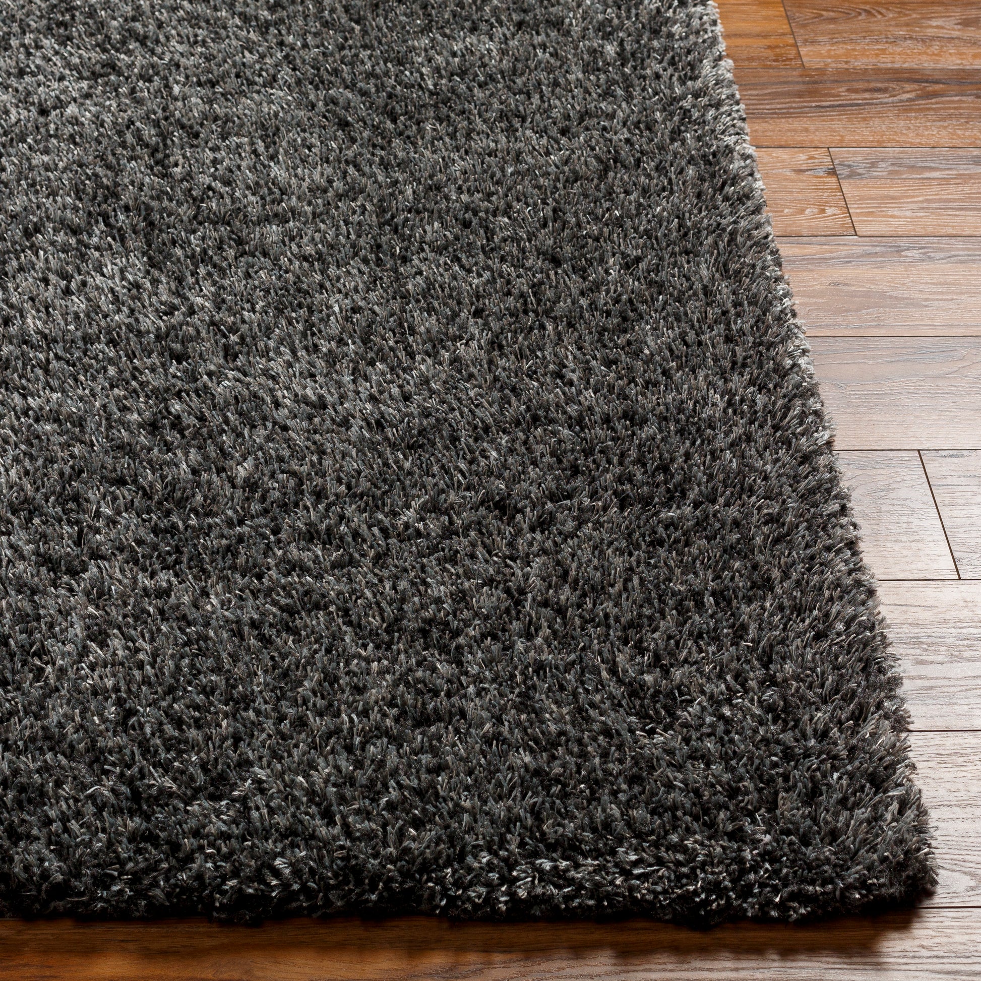 Surya Bogota Shag Btg-2309 Black Area Rug