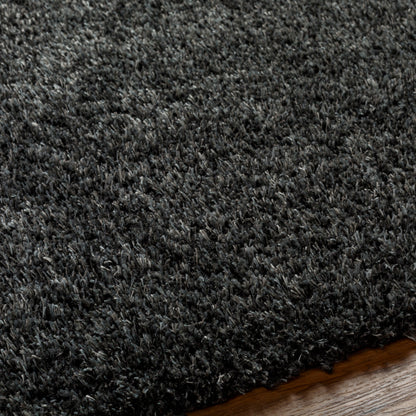 Surya Bogota Shag Btg-2309 Black Area Rug