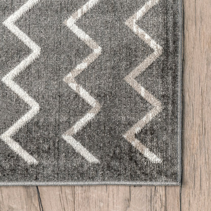 AreaRugs.com Wavaj Nwa1273B Gray Area Rug