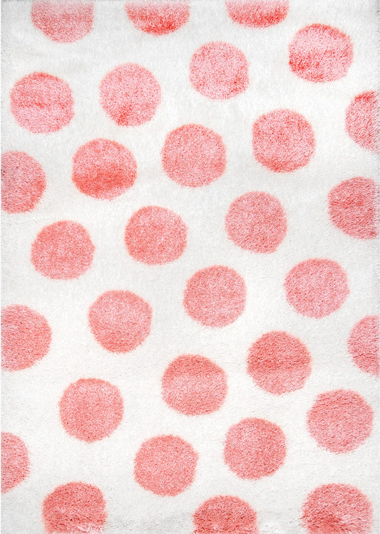 Nuloom Alexa Polka Dot Nal2919A Pink Area Rug