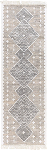 Surya Bursa Bur-2301 Taupe, Charcoal, Cream Rugs.