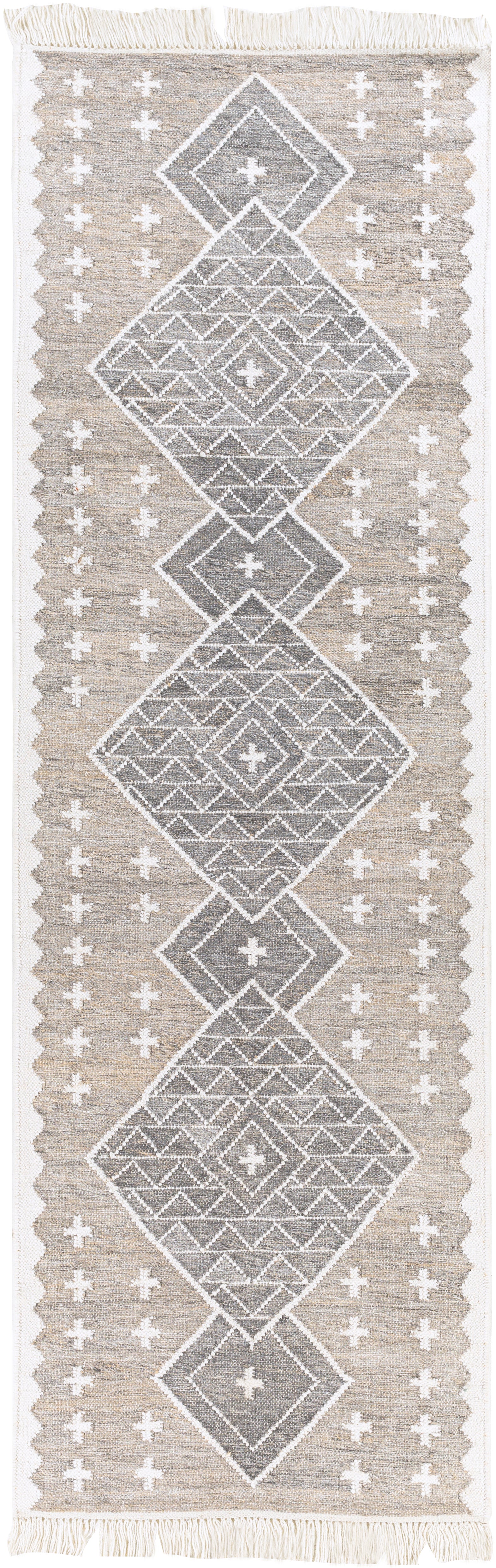 Surya Bursa Bur-2301 Taupe, Charcoal, Cream Area Rug