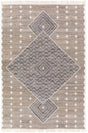 Surya Bursa Bur-2301 Taupe, Charcoal, Cream Rugs.