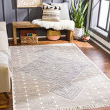 Surya Bursa Bur-2301 Taupe, Charcoal, Cream Rugs.