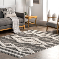 Nuloom Presleigh Diamond Npr3009A Gray Area Rug