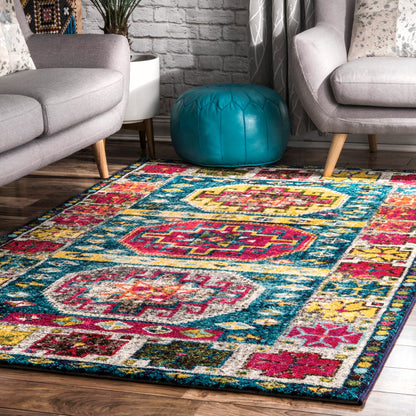 Nuloom Elise Aztec Nel1686A Multi Area Rug