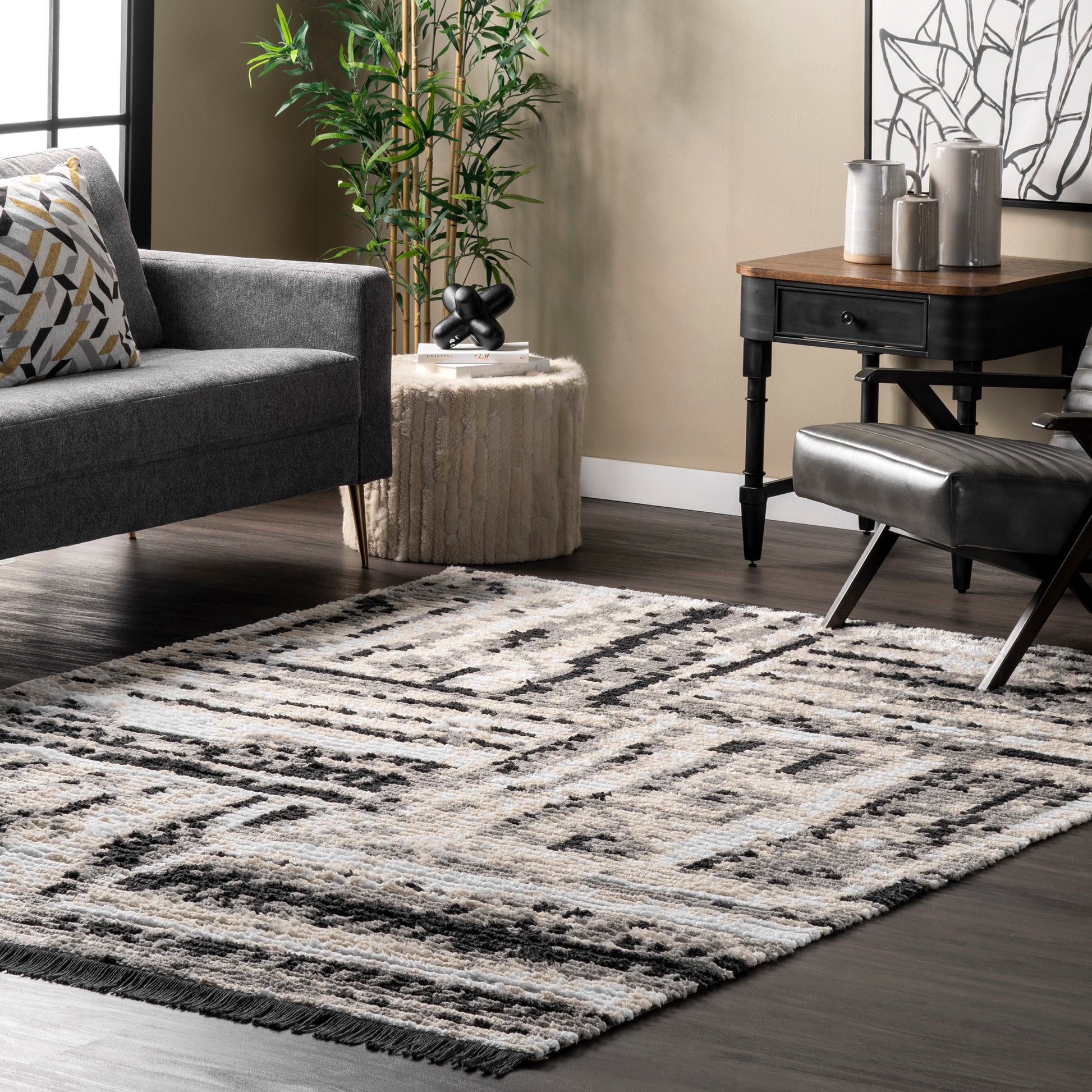 Nuloom Nicolette Tile Nni1872A Beige Area Rug