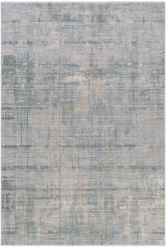 Surya Brunswick Bwk-2301 Sage, Light Gray, White, Ice Blue Area Rug