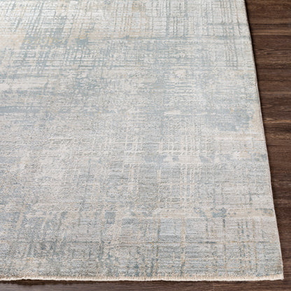 Surya Brunswick Bwk-2301 Sage, Light Gray, White, Ice Blue Area Rug