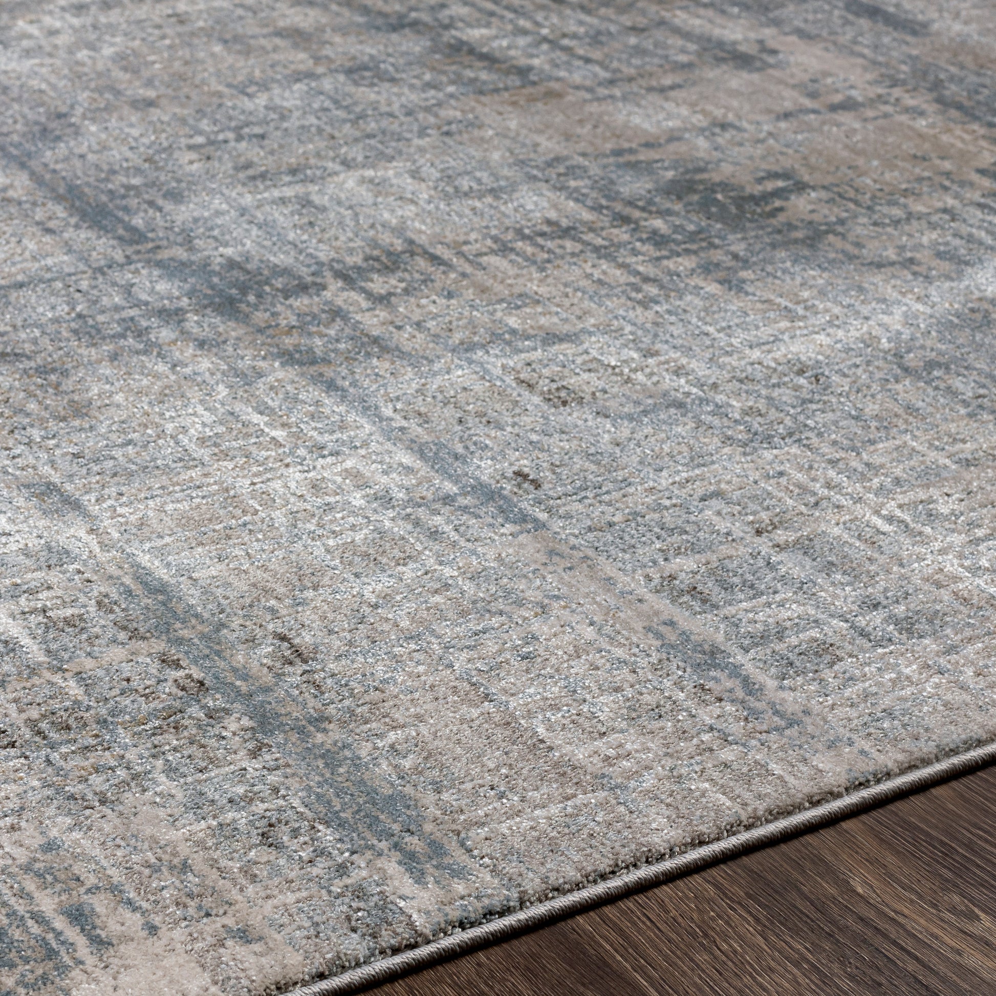 Surya Brunswick Bwk-2301 Sage, Light Gray, White, Ice Blue Area Rug